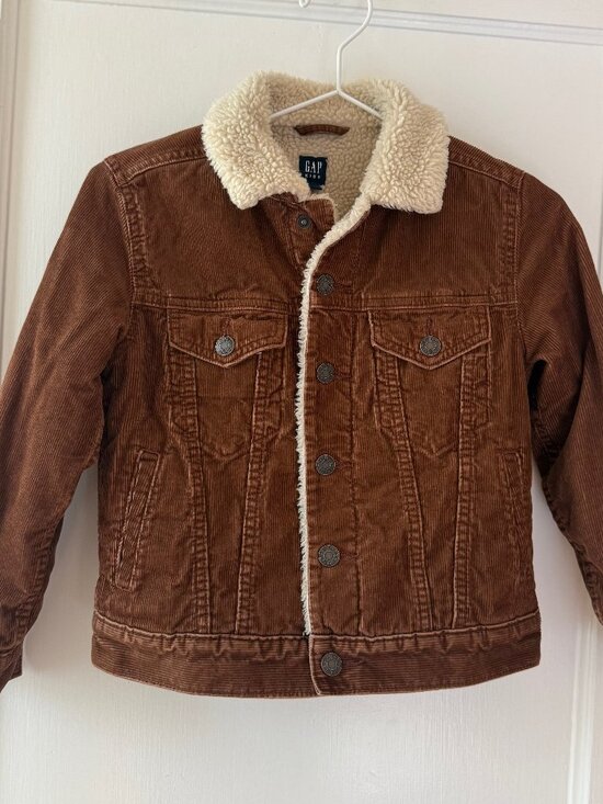 GAP Other - Gap Kids Sherpa Lined Corduroy Jacket Size Small